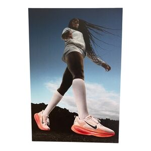 Nike Multicolored Promo Poster 18.5"x12.5" Athletic Stretch Ad Fitness Gym Sign